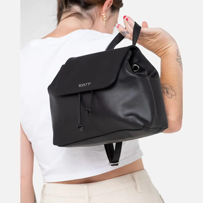 Rusty Essence Bucket Bag - Black