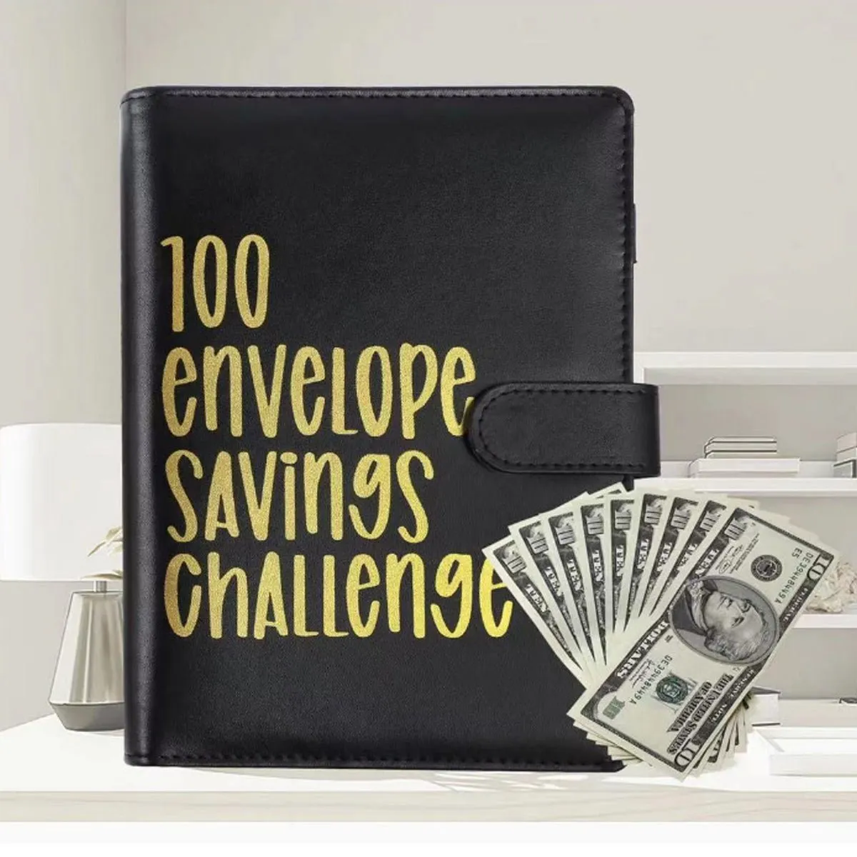 Saving Challenge Book Binder, Fun Easy Cash Budget 100 Envelope Saving Challenge