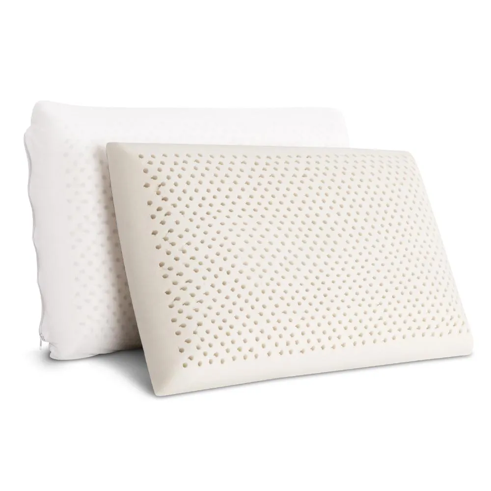 Set of 2 Natural Latex Pillows