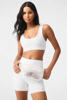 Sheer Fanny Pack - White