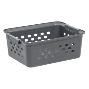 Small Organizer Storage Basket, Gray, Pack of 10