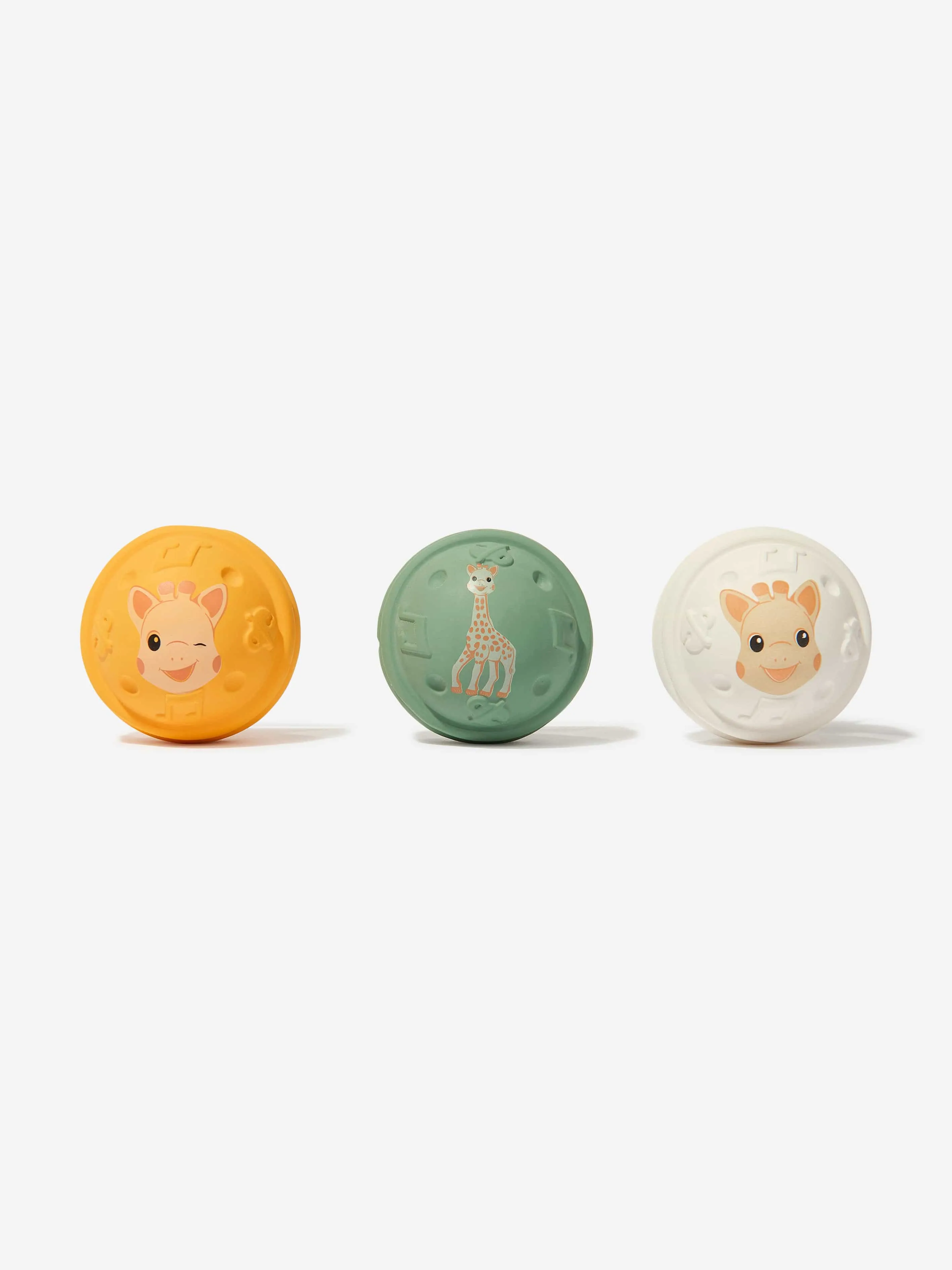 Sophie La Girafe Baby 3 Musical Balls in Multicolour