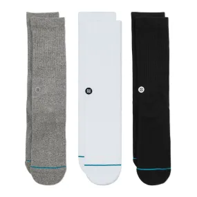 Stance Icon Crew Sock 3 Pack Multi