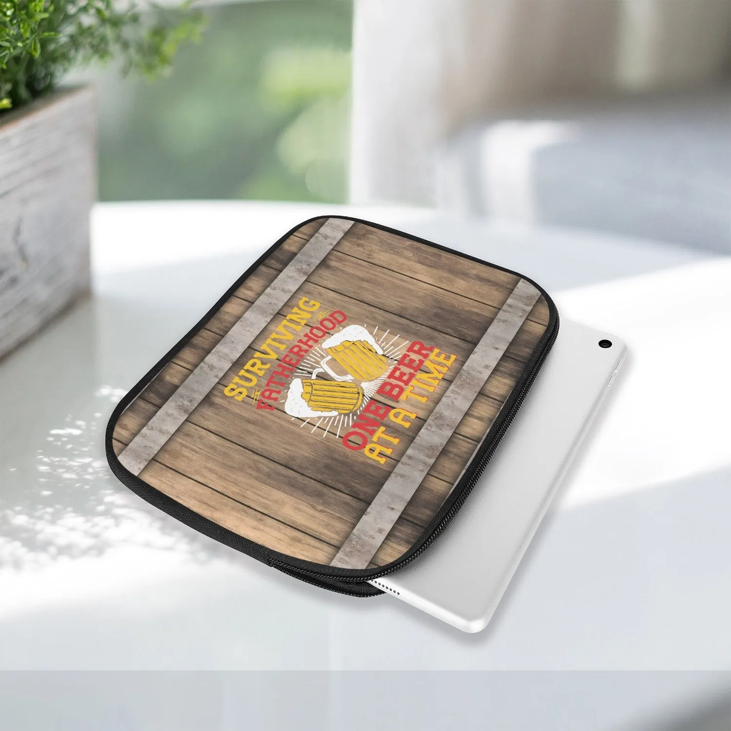 Tablet Sleeve - Surviving fatherhood on beer at a time, awd-568