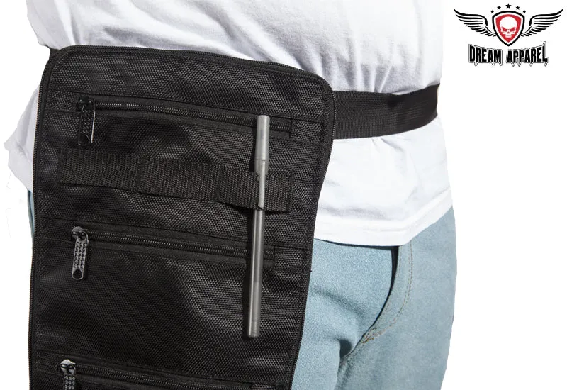 Thigh Textile Fanny Pack With Gun Pocket