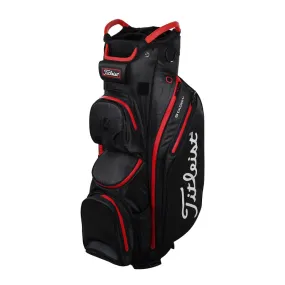 TITLEIST Cart 14 StaDry Cart Bag (Black/Black/Red)