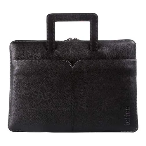 Toffee Leather Brief for 11inch MacBook Air/Pro - Black