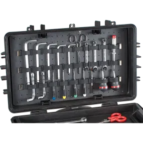 Top Lid Tool Panel For Mobile Tool Chests With Customizable Bands