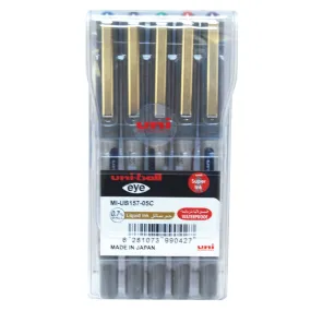 Uni-ball UB 157 Eye Fine Roller Pen - (Pack of 5)