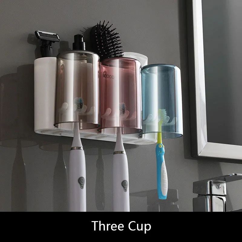 Universal Bathroom Organizer Multifunctional Toothbrush Holder