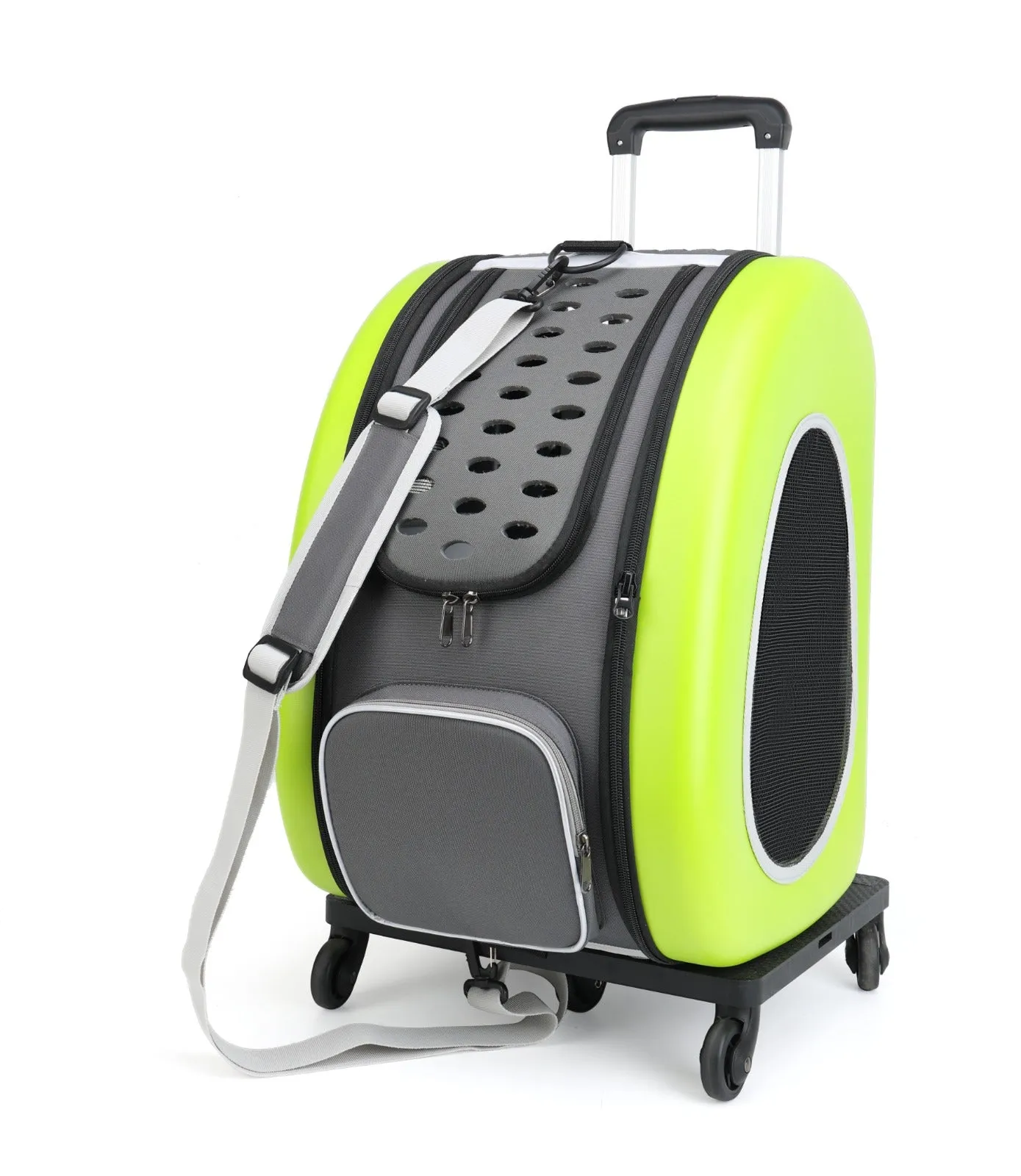 Versatile Pet Carrier Shoulder Carrier Wheeled Carrier