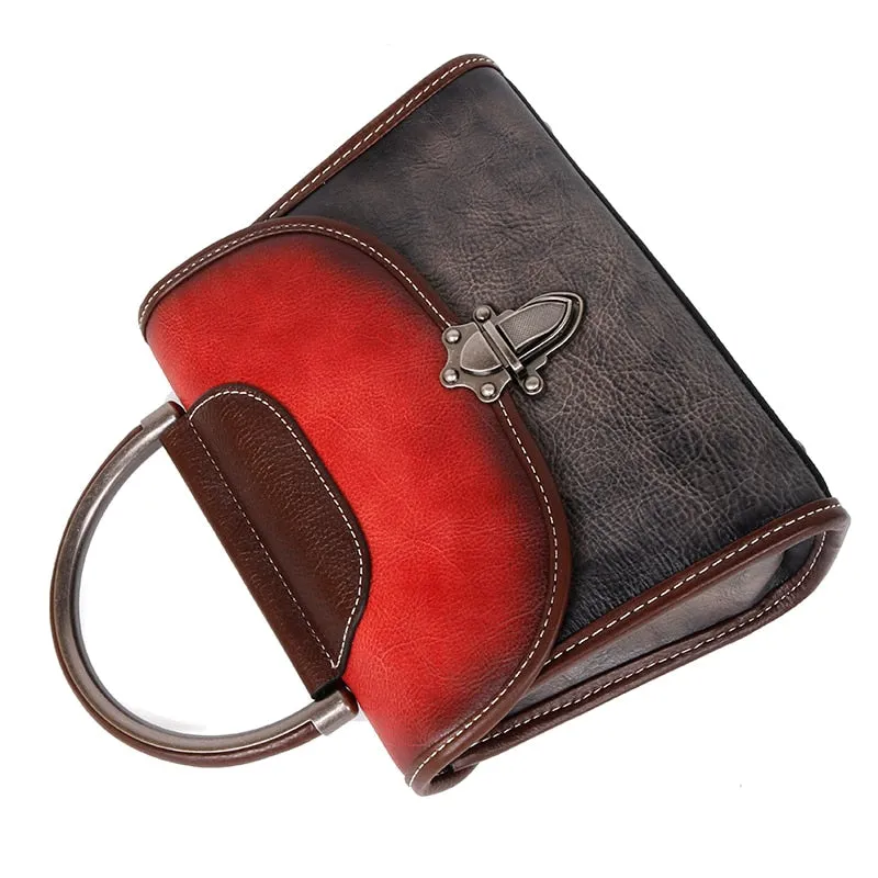 Vintage Luxury Genuine Leather Cross Body Bag