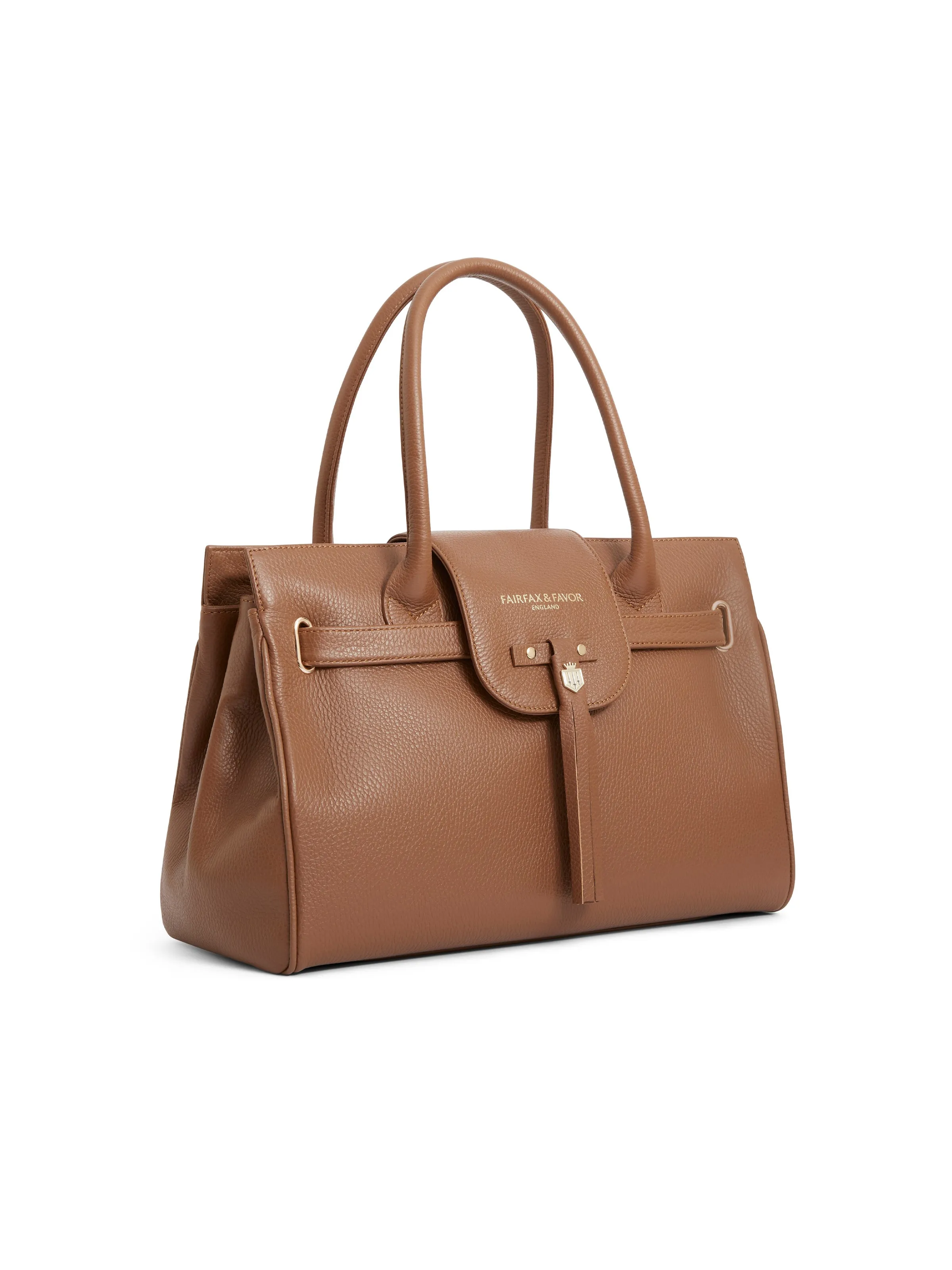 Windsor Handbag - Tan Pebbled Leather