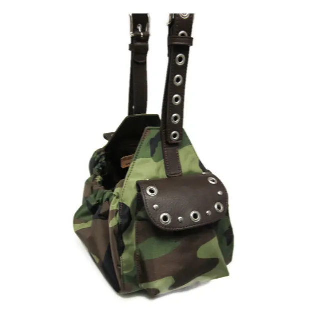 Winston Camouflage Sling with Eyelet & Stud Ornamentation