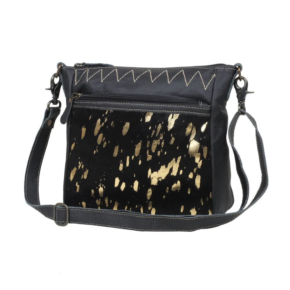 ZIGGY LEATHER AND HAIRON BAG