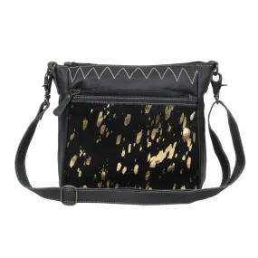 ZIGGY LEATHER AND HAIRON BAG